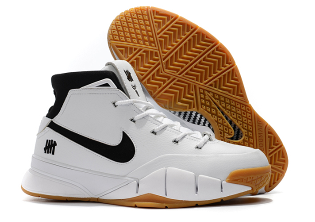 Undefeated x Nike Zoom Kobe 1 Protro White Gum Shoes